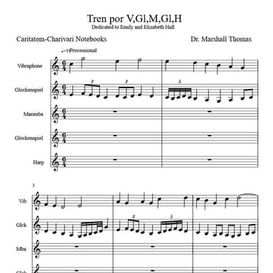Tren por Harp & Percussion a Voce