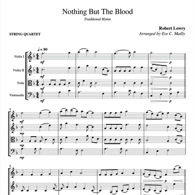 Nothing But The Blood (arr. Eve C. Mailly - Zene Strings)