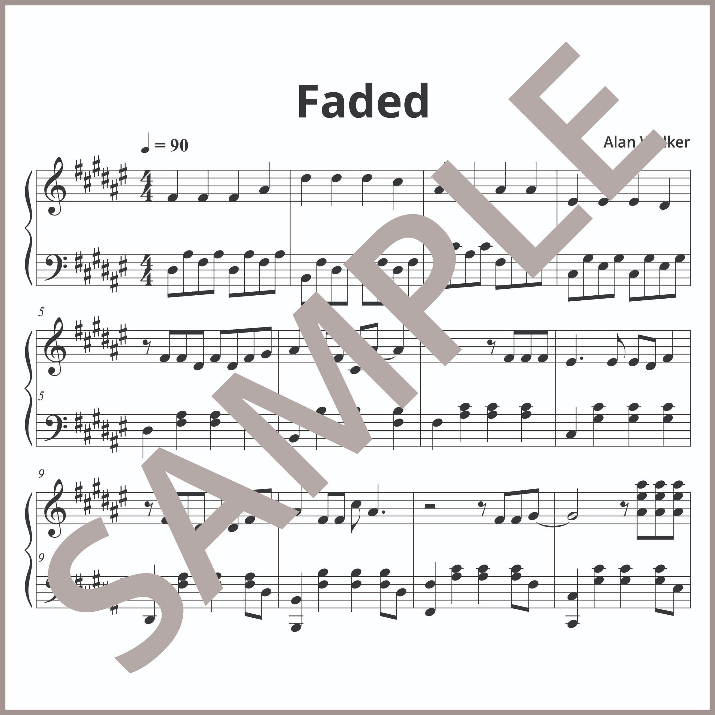 Faded (arr. Jane Stavrinoudis)