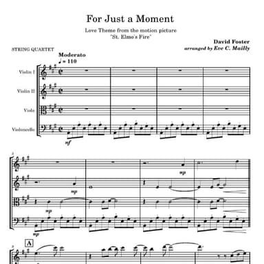 Love Theme From "st. Elmo's Fire" (arr. Eve C. Mailly - Zene Strings)