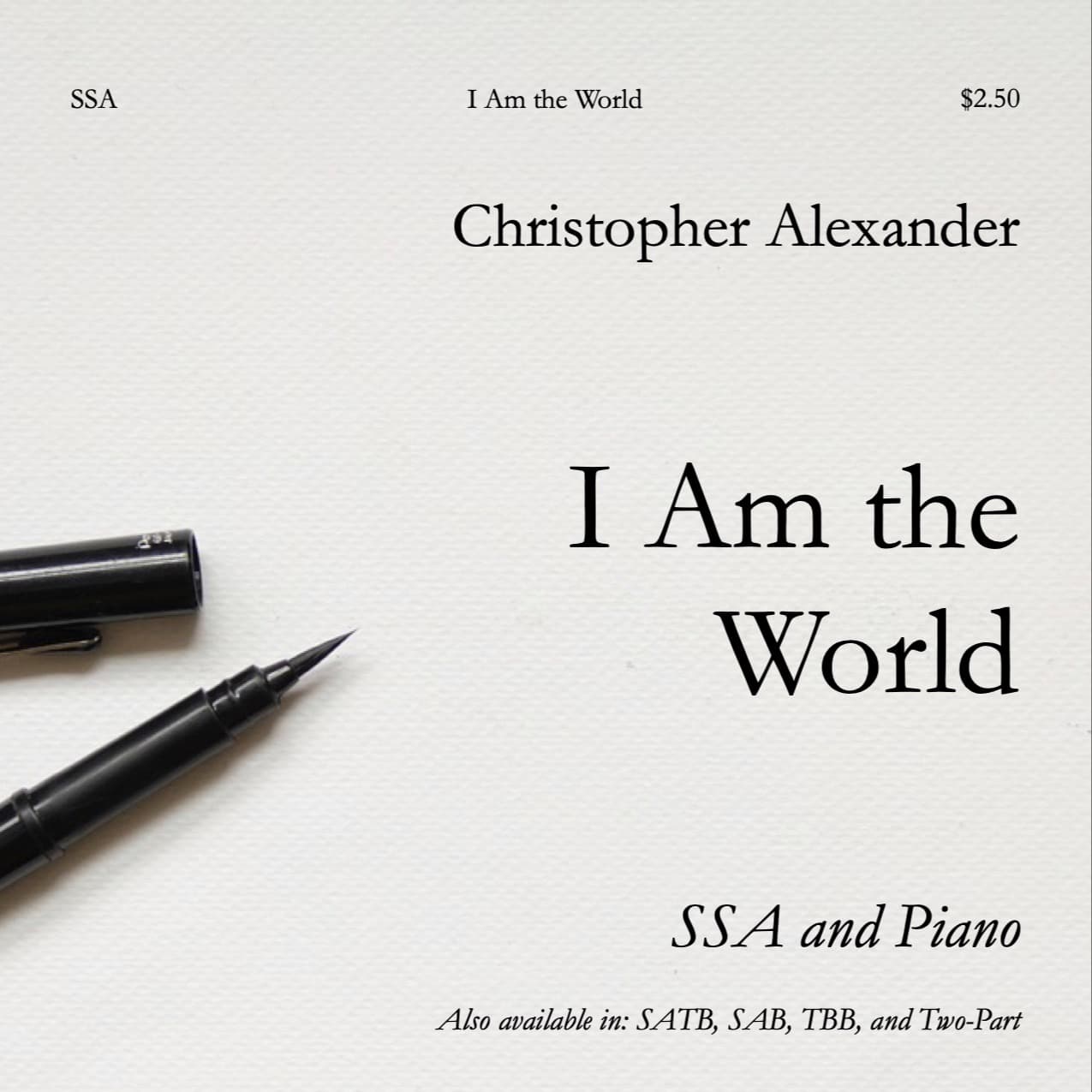 I Am the World (SSA)