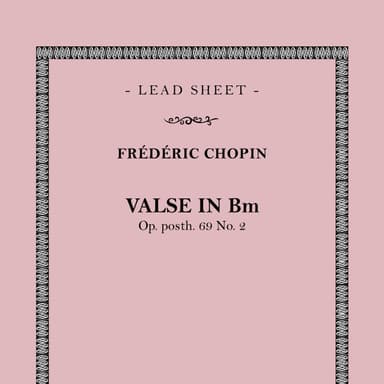Valse in Bm (Op. 69 No. 2) (arr. Francesco Calì)
