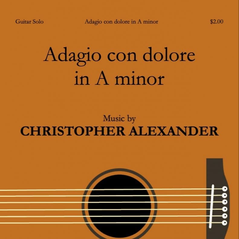 Adagio con dolore in A minor