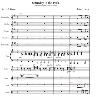 Saturday In The Park (arr. Nicholas Cocco)