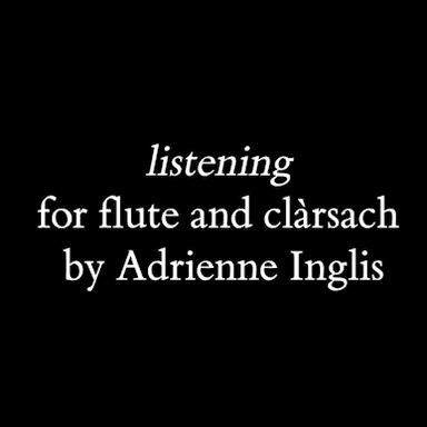 listening for flute and lever or pedal harp