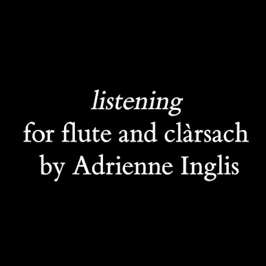 listening for flute and lever or pedal harp