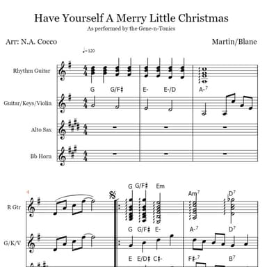 Have Yourself A Merry Little Christmas (arr. Nicholas Cocco)