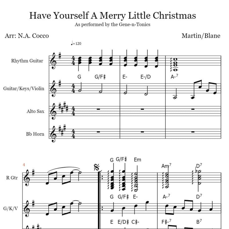 Have Yourself A Merry Little Christmas (arr. Nicholas Cocco)