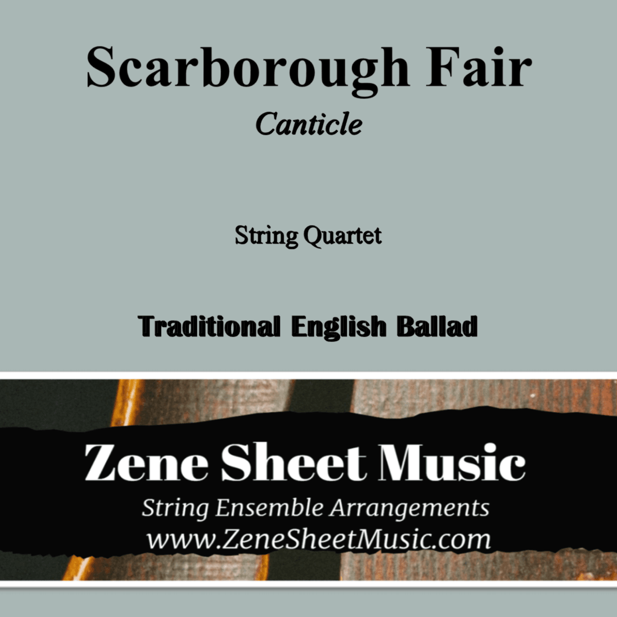 Scarborough Fair - Canticle (arr. Eve C. Mailly - Zene Strings)