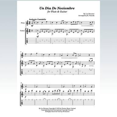 Un Dia De Noviembre (arr. Kenneth Pasciak)