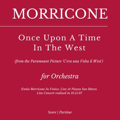 Once Upon A Time In The West (arr. Flavio Regis Cunha)