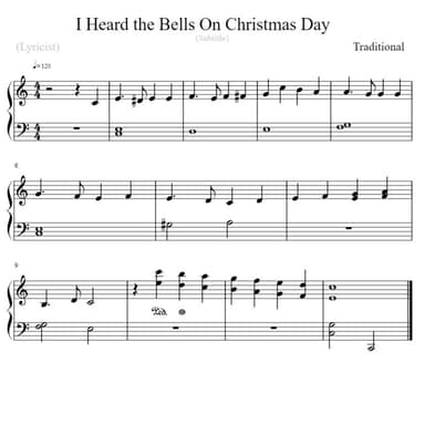 I Heard The Bells On Christmas Day (arr. Linda Schooley)