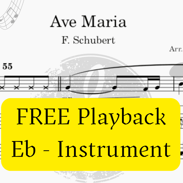 Ave Maria (Schubert) - Pdf Sheet Music + Mp3 Playback + Mp3 Demo (arr. Fabio Eduardo de Oliveira)