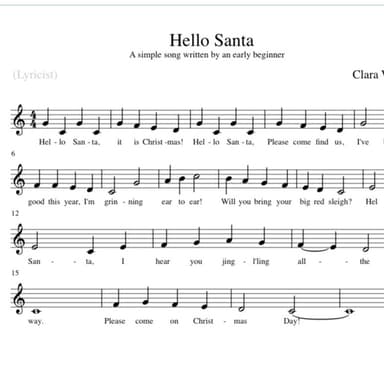 Hello Santa