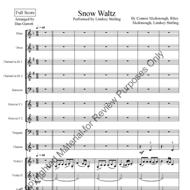 Snow Waltz (arr. Dan Garrett)