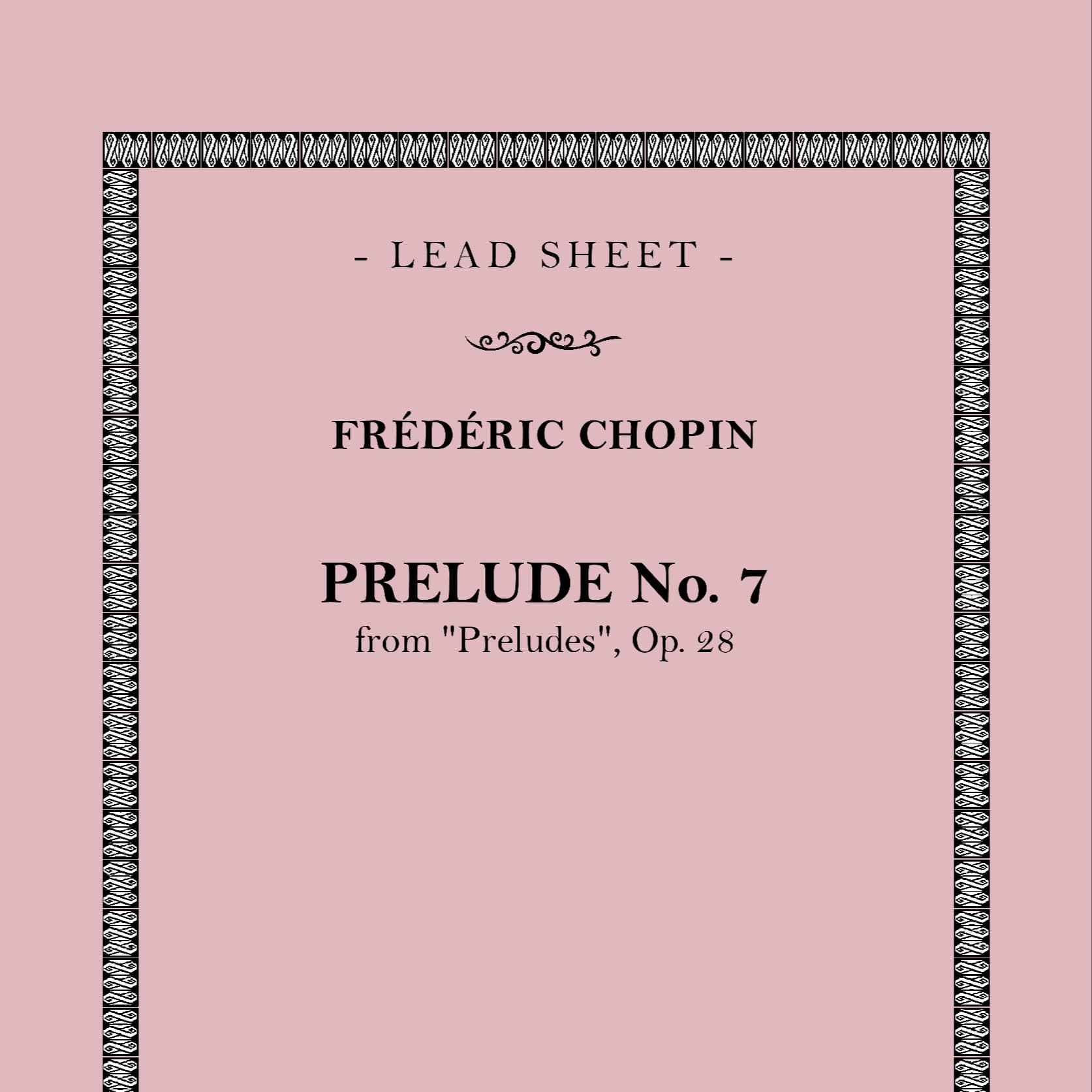 Prelude No. 7 (arr. Francesco Calì)