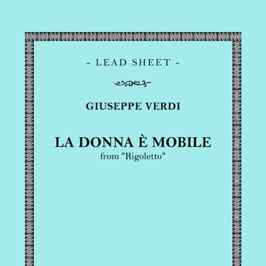 La donna è mobile (arr. Francesco Calì)