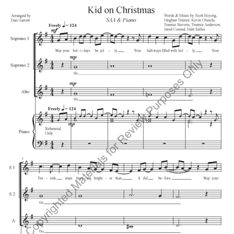 Kid On Christmas (arr. Dan Garrett)