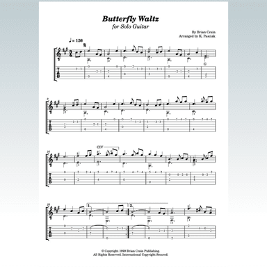Butterfly Waltz (arr. Kenneth Pasciak)