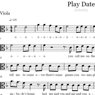 Play Date - Viola