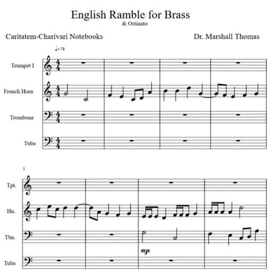 English Ramble for Brass