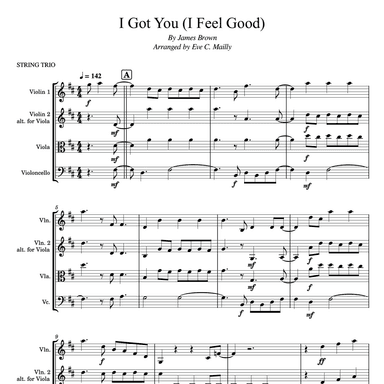 I Got You (I Feel Good) (arr. Eve C. Mailly - Zene Strings)