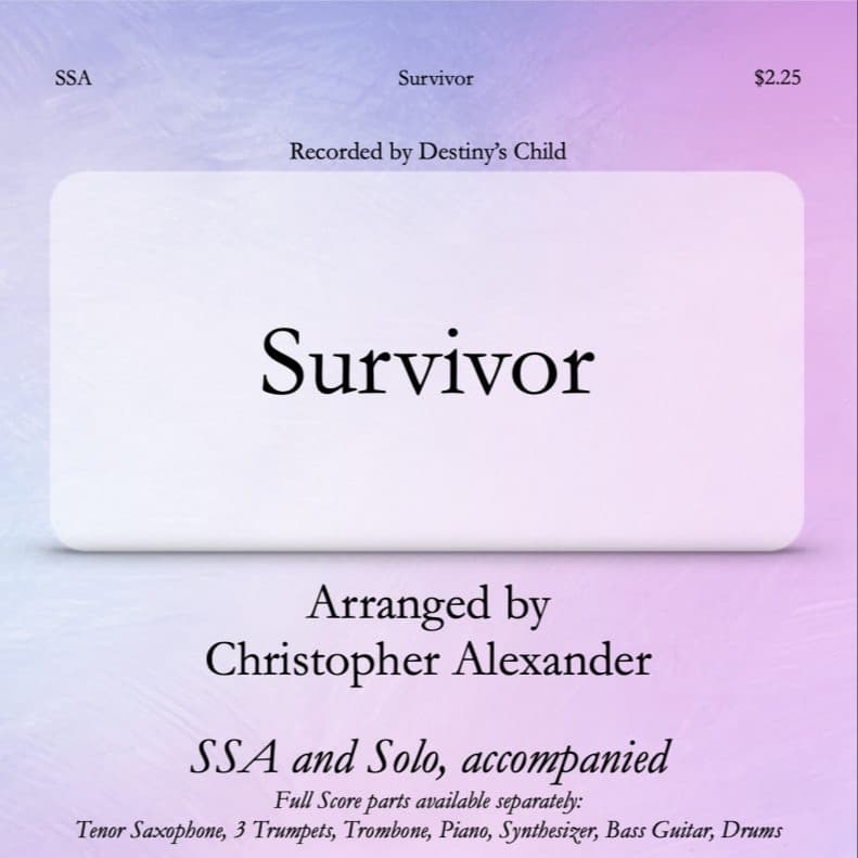 Survivor (arr. Christopher Alexander)