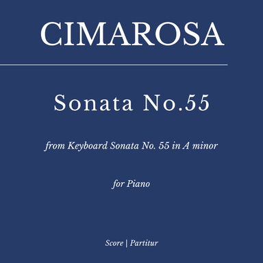 Cimarosa: Sonata No. 55 in A minor for Piano (as played by Víkingur Ólafsson) (arr. Flavio Regis Cunha)