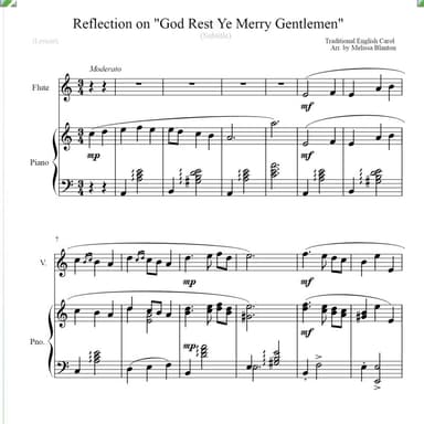 Reflection on "God Rest Ye Merry Gentlemen"