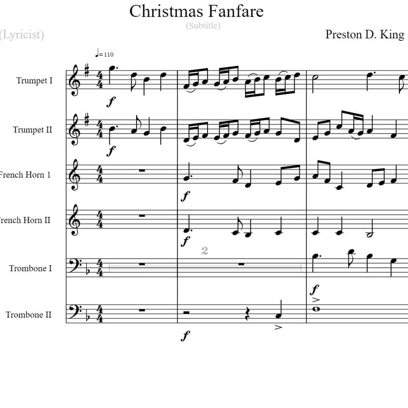 Christmas Fanfare