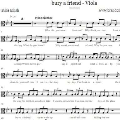Bury A Friend - Viola