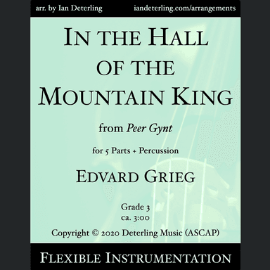 In the Hall of the Mountain King (Flexible Instrumentation) (arr. Ian Deterling)