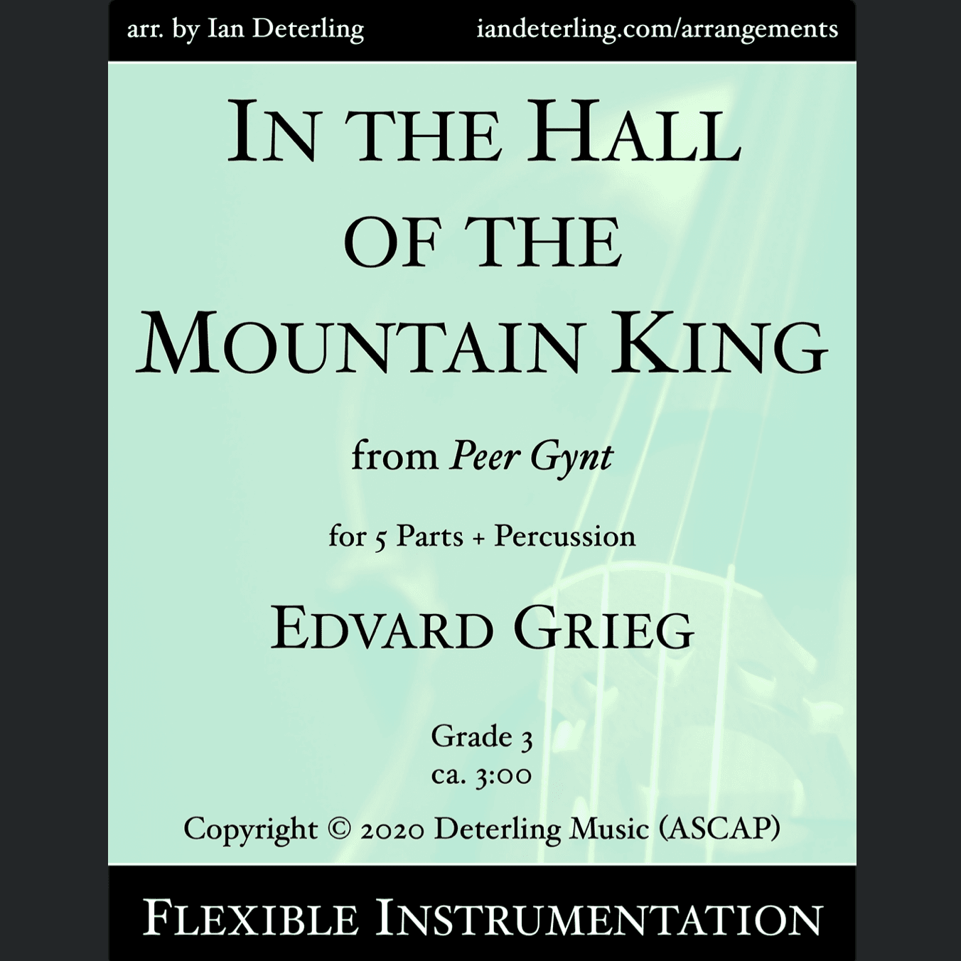 In the Hall of the Mountain King (Flexible Instrumentation) (arr. Ian Deterling)