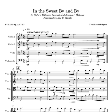 In The Sweet By And By (arr. Eve C. Mailly - Zene Strings)