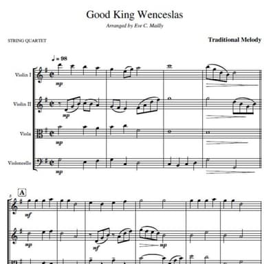 Good King Wenceslas (arr. Eve C. Mailly - Zene Strings)