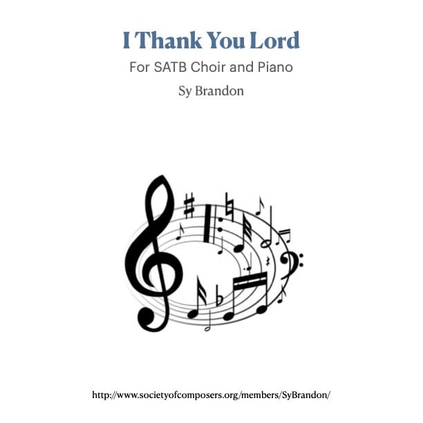 I Thank You Lord