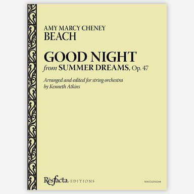 Good Night from Summer Dreams, Op. 47 (arr. Kenneth Atkins)
