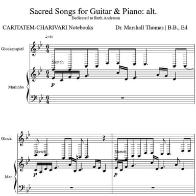Sacred Songs for Guitar & Piano: alt.