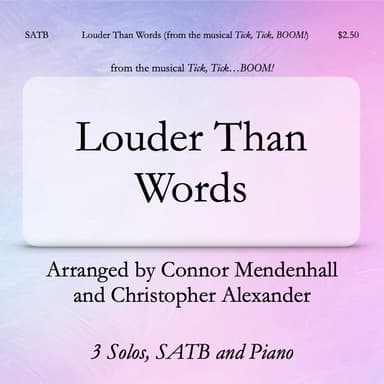 Louder Than Words (arr. Christopher Alexander)