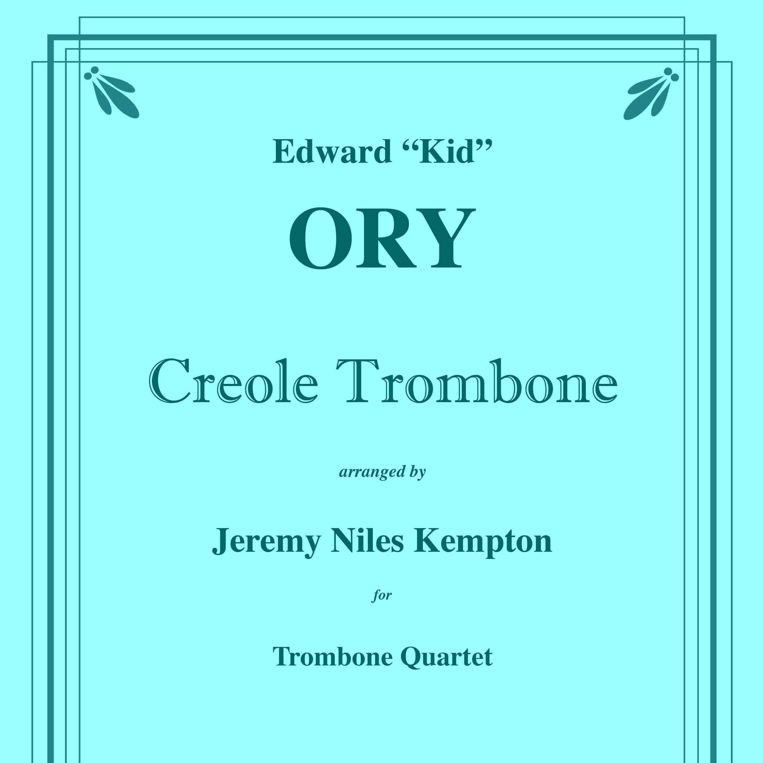 Creole Trombone for Trombone Quartet