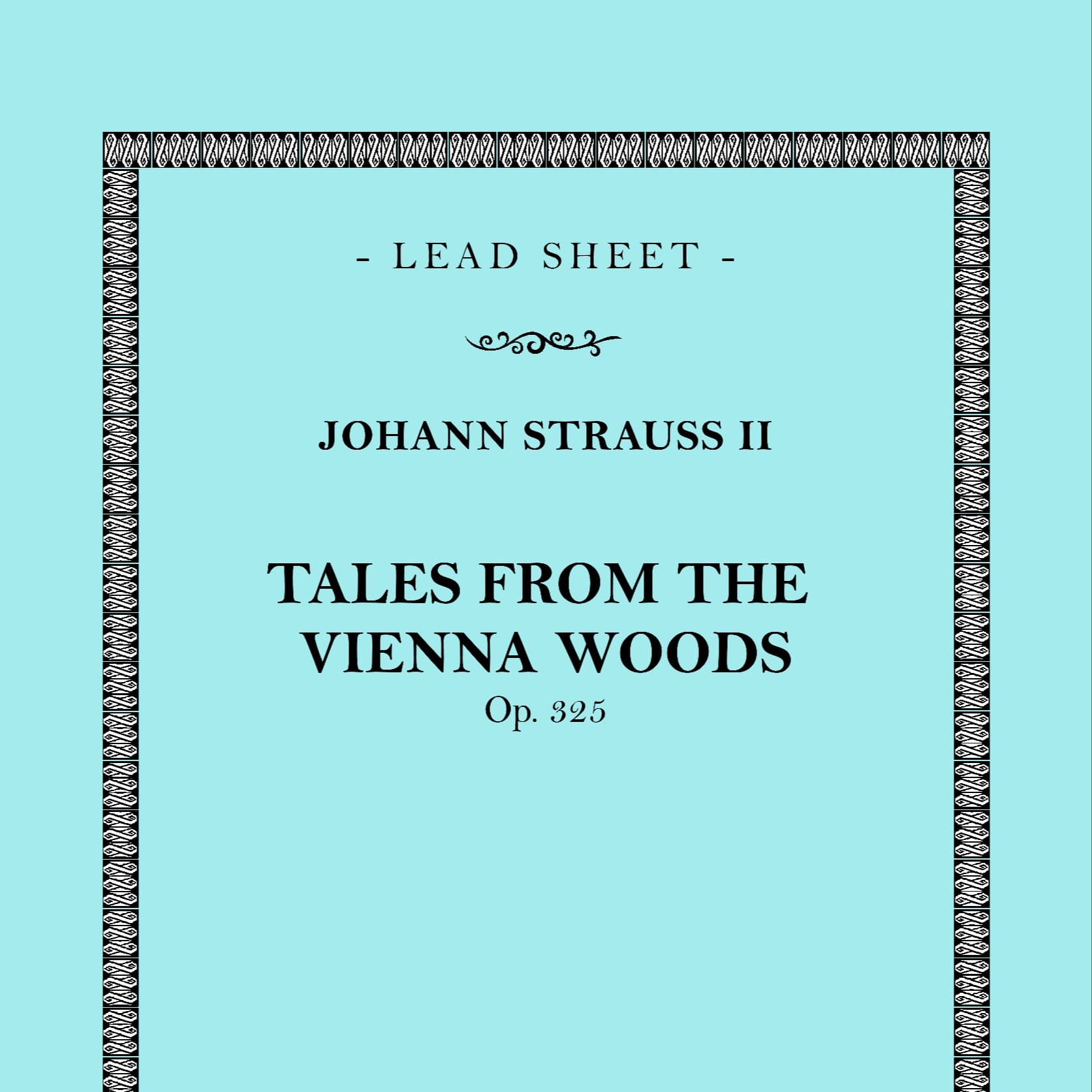 Tales from the Vienna Woods (arr. Francesco Calì)
