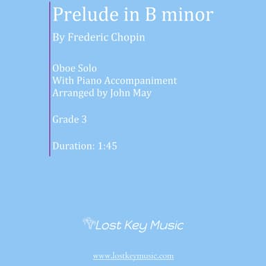 Prelude in B minor-Oboe Solo With Piano Accompaniment (arr. John May)