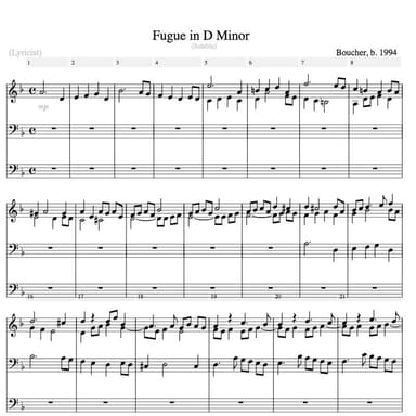 Fugue in D Minor
