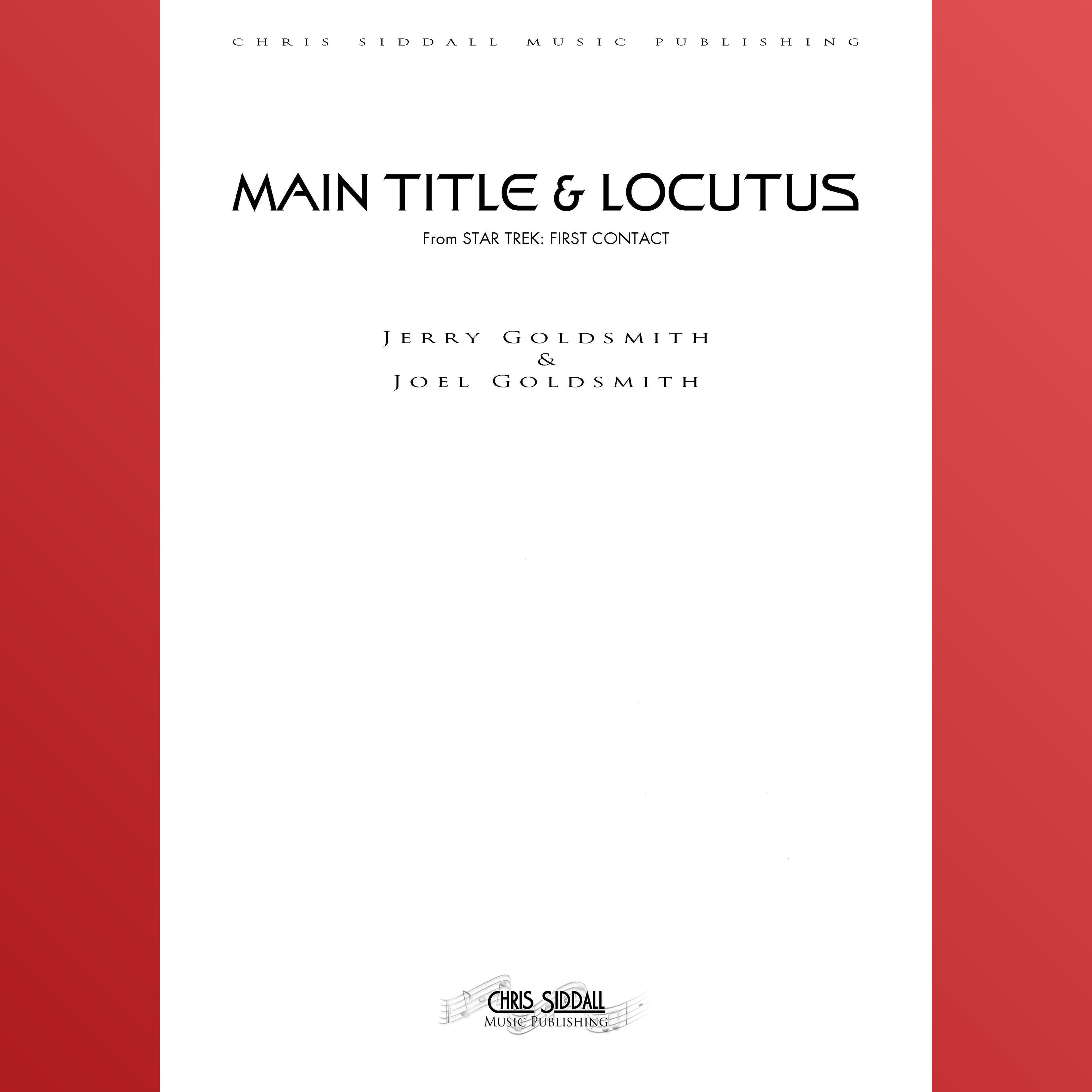 Star Trek: First Contact - Main Title / Locutus - Score Only (arr. Chris Siddall)
