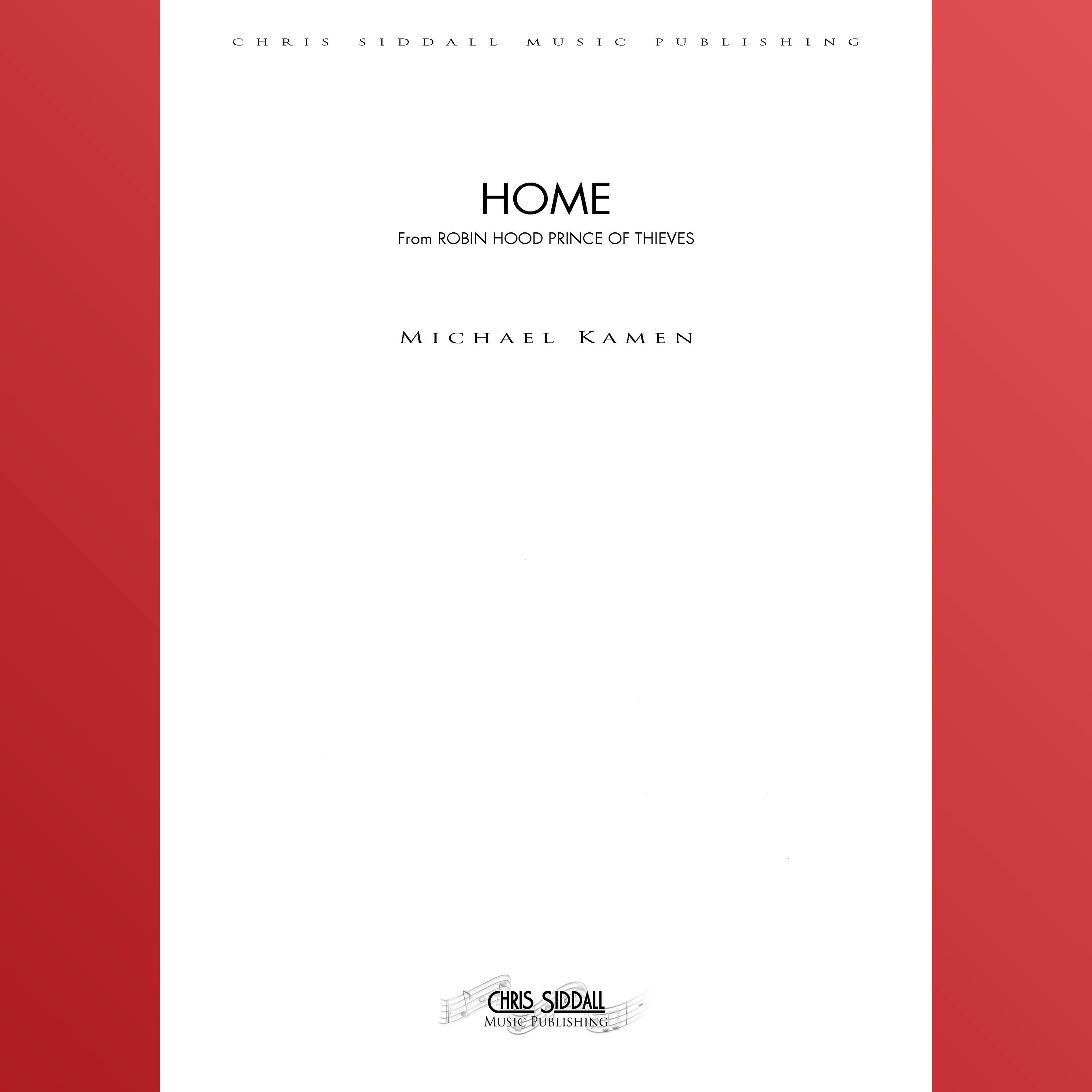 Main Title-prince Of Thieves - Score Only (arr. Chris Siddall Music Publishing)
