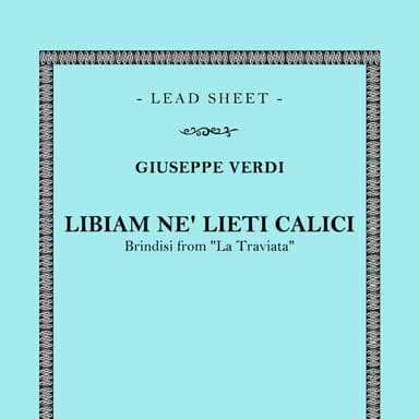 Libiam ne' lieti calici (arr. Francesco Calì)