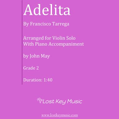 Adelita-Violin Solo (Optional Piano Accompaniment) (arr. John May)