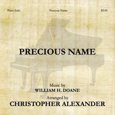 Precious Name (arr. Christopher Alexander)