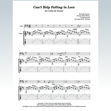 Can't Help Falling In Love (arr. Kenneth Pasciak)