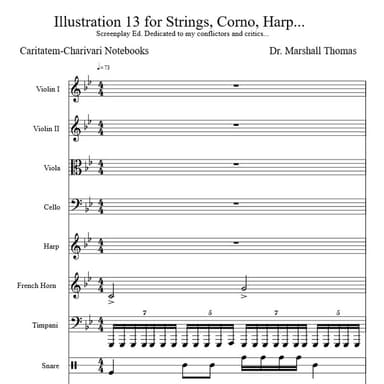 Illustration 13 for Strings, Corno, Harp...